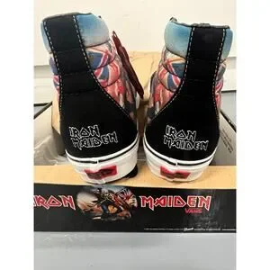 RARE Vans Iron Maiden x SK8-Hi LX The Trooper Skate Shoes Heavy Metal Rare Rock Vans Sk8-hi X Iron Maiden  main image 4